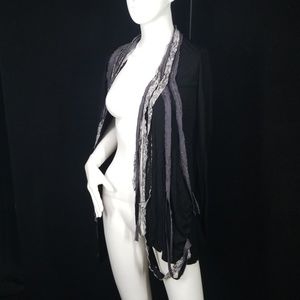 Black & Gray. cardigan Size S